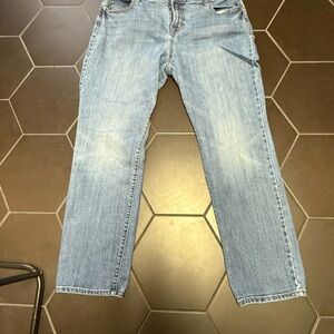 Old Navy Blue Straight-Leg Jeans Classic Style